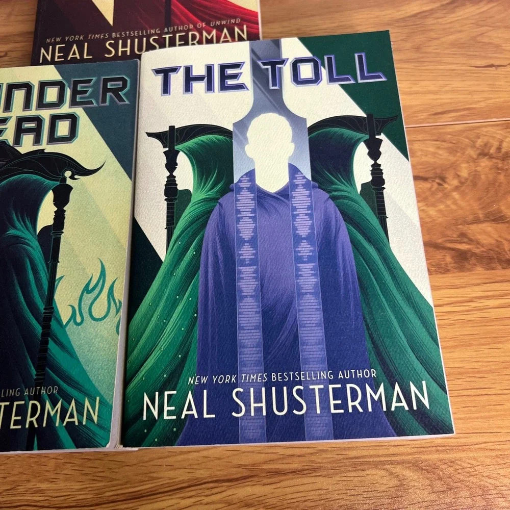 Neal Shusterman Arc Of Scythe Trilogy Set Scythe Thunderhead The Toll Paperback‎